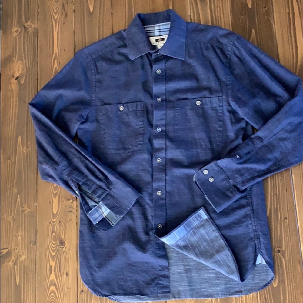Joseph Abboud Denim Shirt. Size Small.